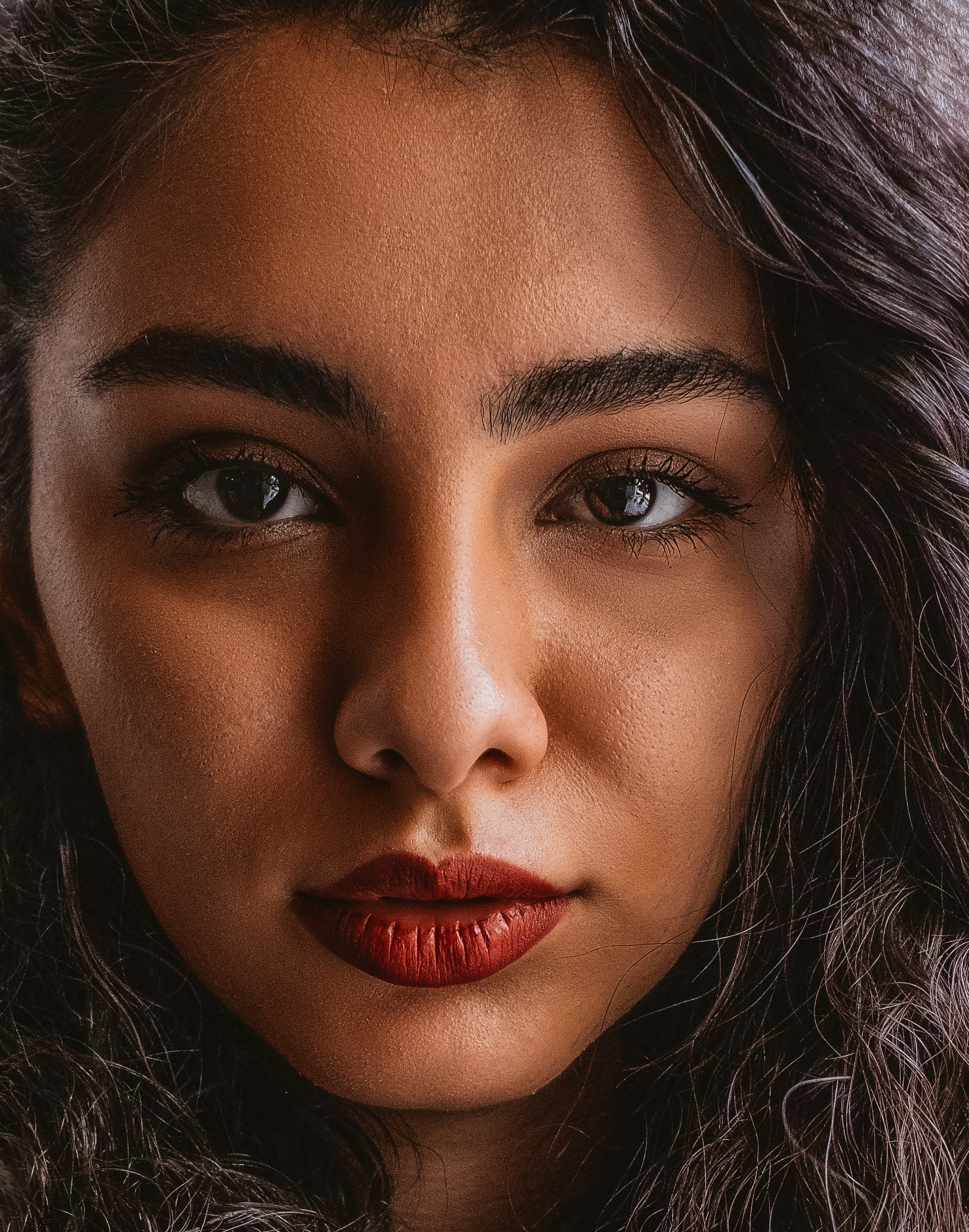 A portrait photo of a woman
